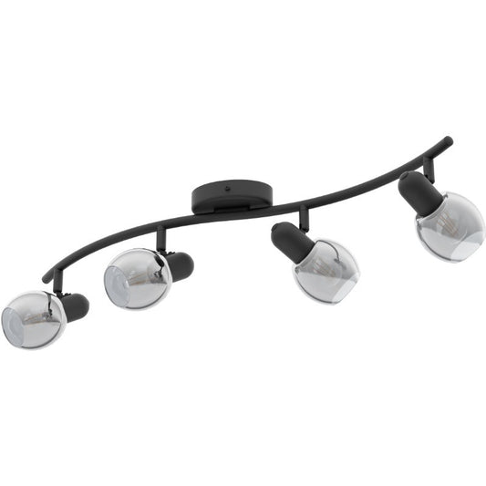 Eglo Pollica Plafoniera cu spoturi 4x28W, negru