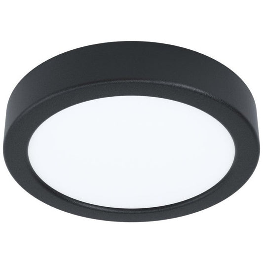 Eglo Fueva 5 Plafoniera rotunda 1x10.5W, IP20 negru