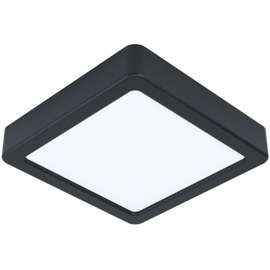 Eglo Fueva 5 Plafoniera patrata 1x10.5W, IP20 negru