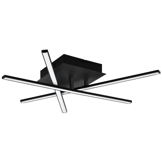 Eglo Lasana 3 Plafoniera 3x3.5W, negru