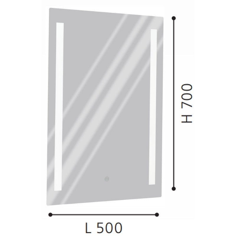 Eglo Buenavista Oglinda cu iluminare LED 50xH70 cm