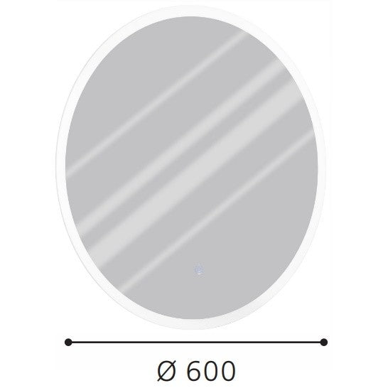 Eglo Buenavista Oglinda cu iluminare LED Ø60 cm