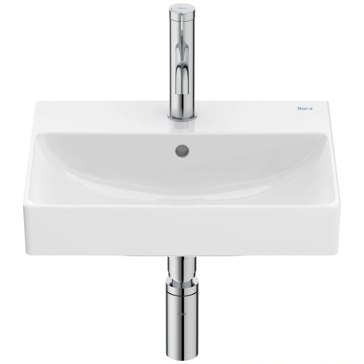 Lavoar baie suspendat Roca Ona Fineceramic 45x36 cm - imagine principala