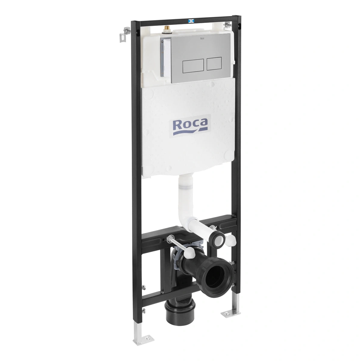 Roca AC4 clapeta de actionare WC dual-flush gri lacuit - imagine ambient
