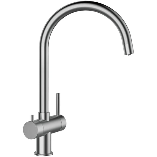 Schock Ares Baterie bucatarie cu optiune de filtrare inox, (inox)