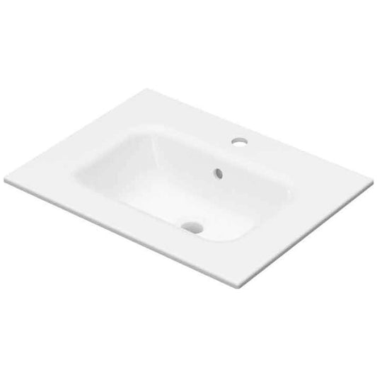 Lavoar baie pe mobilier Fluminia 60x46 cm