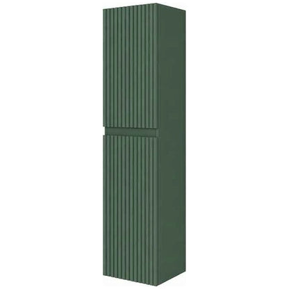 Dulap baie 32x32xH130 cm Fluminia Pisa, verde (verde italia), front riflat