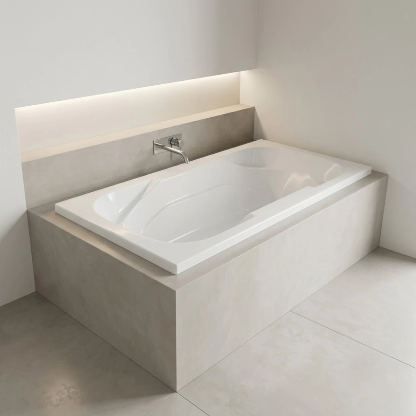 Cada baie dreptunghiulara Belform Bella acril 180x80 cm