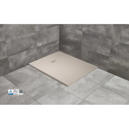 Cadita dus dreptunghiulara compozit Radaway Kyntos F 90x80 cm, bej (cashmere)