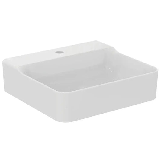 Chiuveta baie pe blat Ideal Standard Conca 50x45 cm, fara preaplin si cu gaura