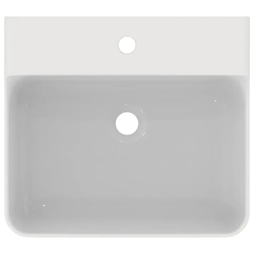 Chiuveta baie pe blat Ideal Standard Conca 50x45 cm, fara preaplin si cu gaura