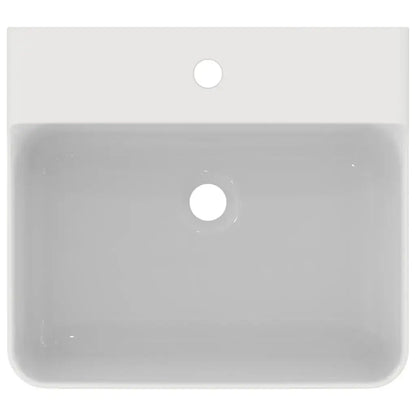 Chiuveta baie pe blat Ideal Standard Conca 50x45 cm, fara preaplin si cu gaura