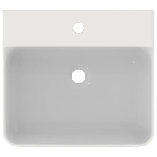 Chiuveta baie pe blat Ideal Standard Conca 50x45 cm, fara preaplin si cu gaura