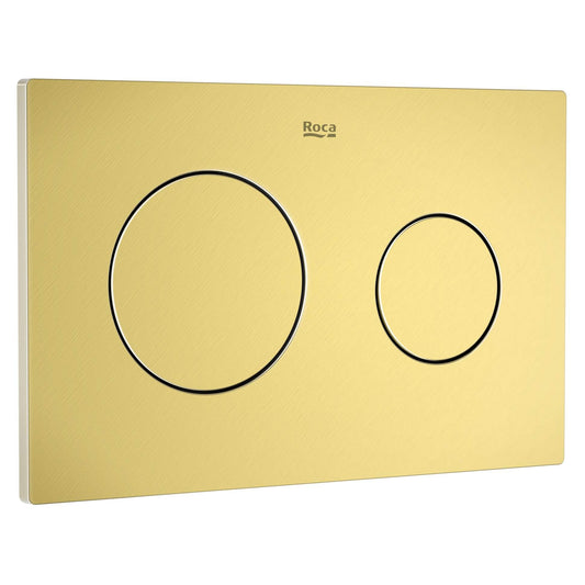Roca Dual One Clapeta de actionare Dual Flush, auriu mat (brushed brass)