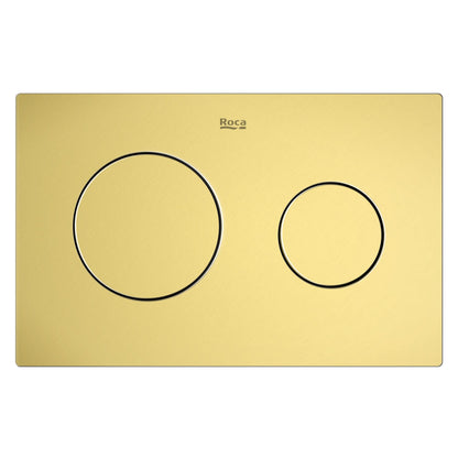 Roca Dual One Clapeta de actionare Dual Flush, auriu mat (brushed brass)