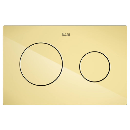 Roca Dual One Clapeta de actionare Dual Flush, auriu lucios