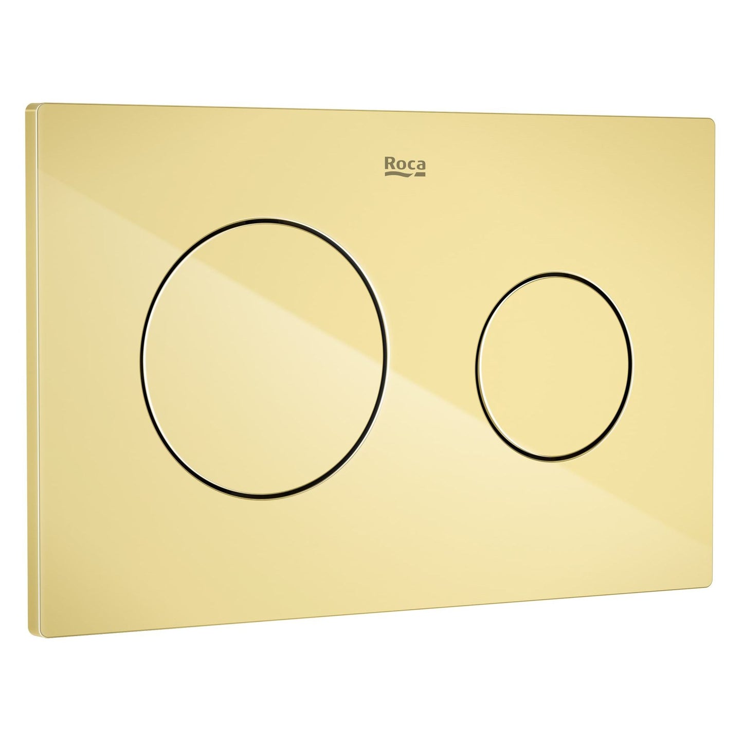 Roca Dual One Clapeta de actionare Dual Flush, auriu lucios