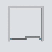 Radaway Alienta DWJ - mecanism deschidere