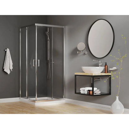Deante Masca lavoar baie suspendata din otel 60x50xH41 cm, negru mat
