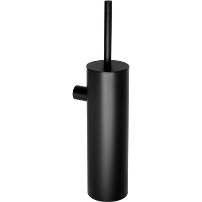 Deante Round Perie WC corp metalic, montaj pe perete, negru