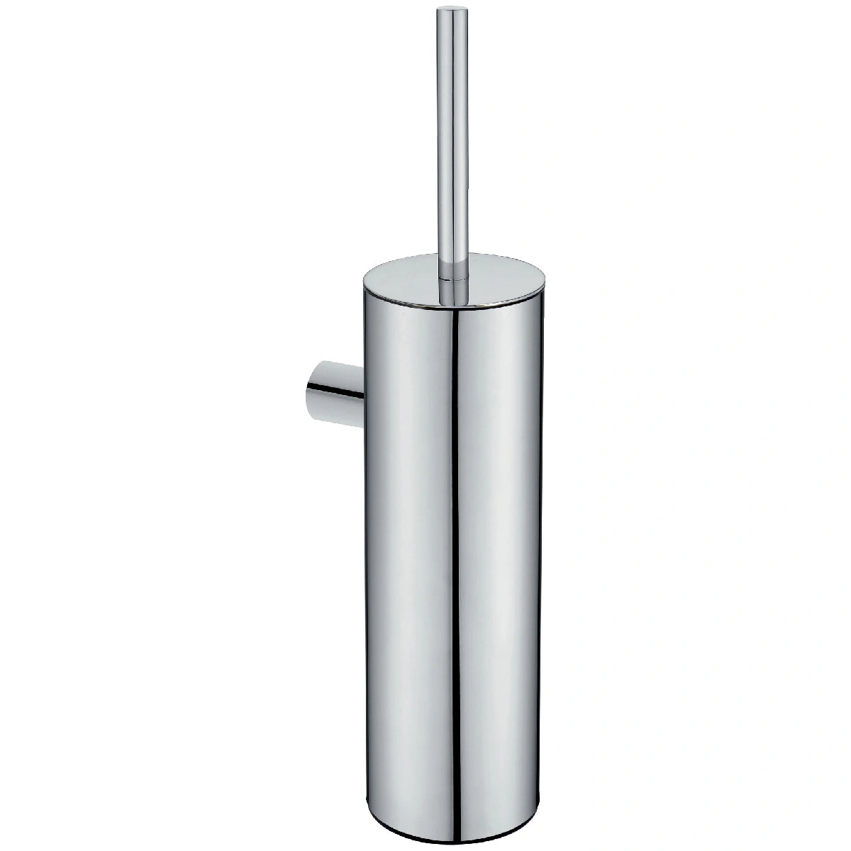 Deante Round Perie WC corp metalic, montaj pe perete, crom