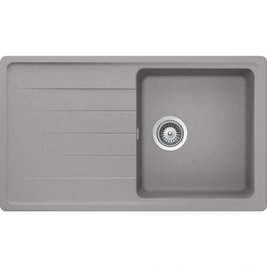 Schock Element D-100 Chiuveta bucatarie granit Cristalite 86x50 cm, gri (croma)