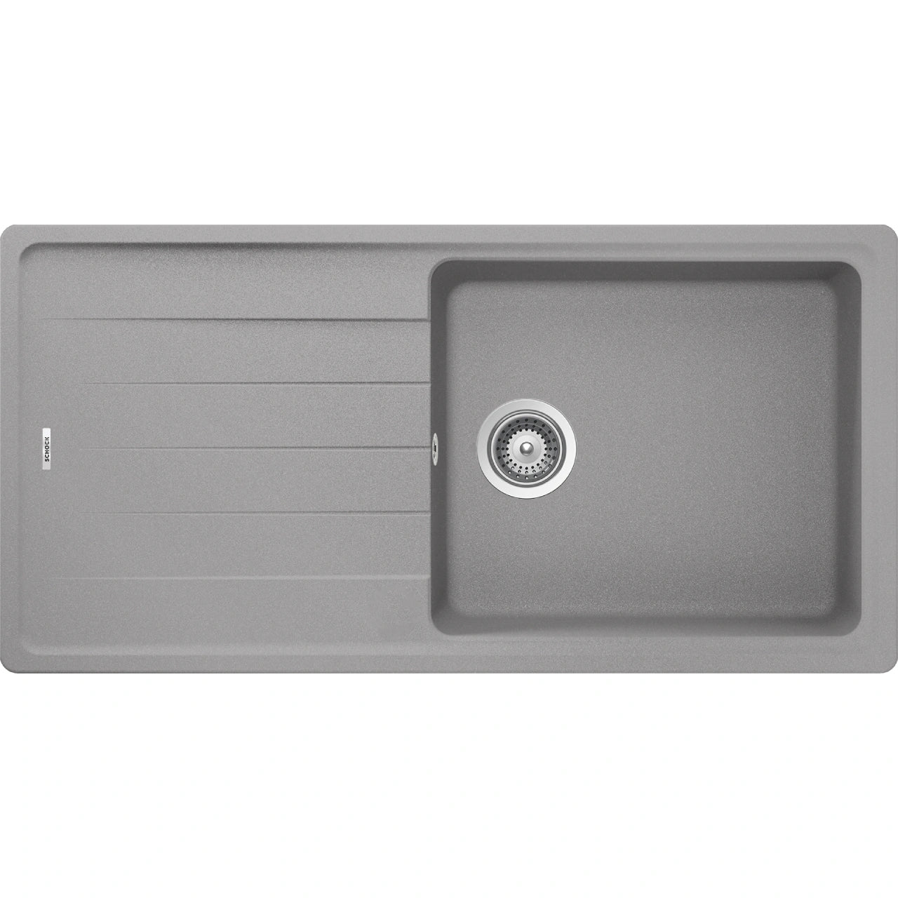 Schock Element D-100L Chiuveta bucatarie granit Cristalite 100x50 cm, gri (croma)