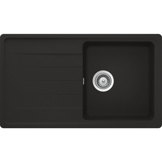 Schock Element D-100 Chiuveta bucatarie granit Cristalite 86x50 cm, negru (nero)
