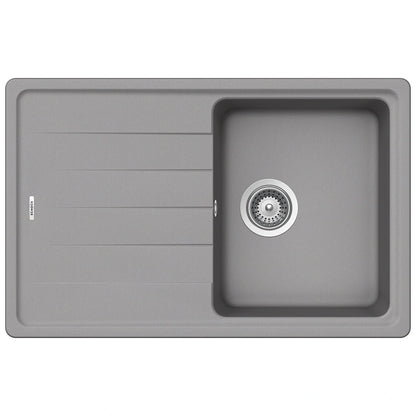 Schock Element D-100S Chiuveta bucatarie granit Cristalite 78x50 cm, gri (croma)