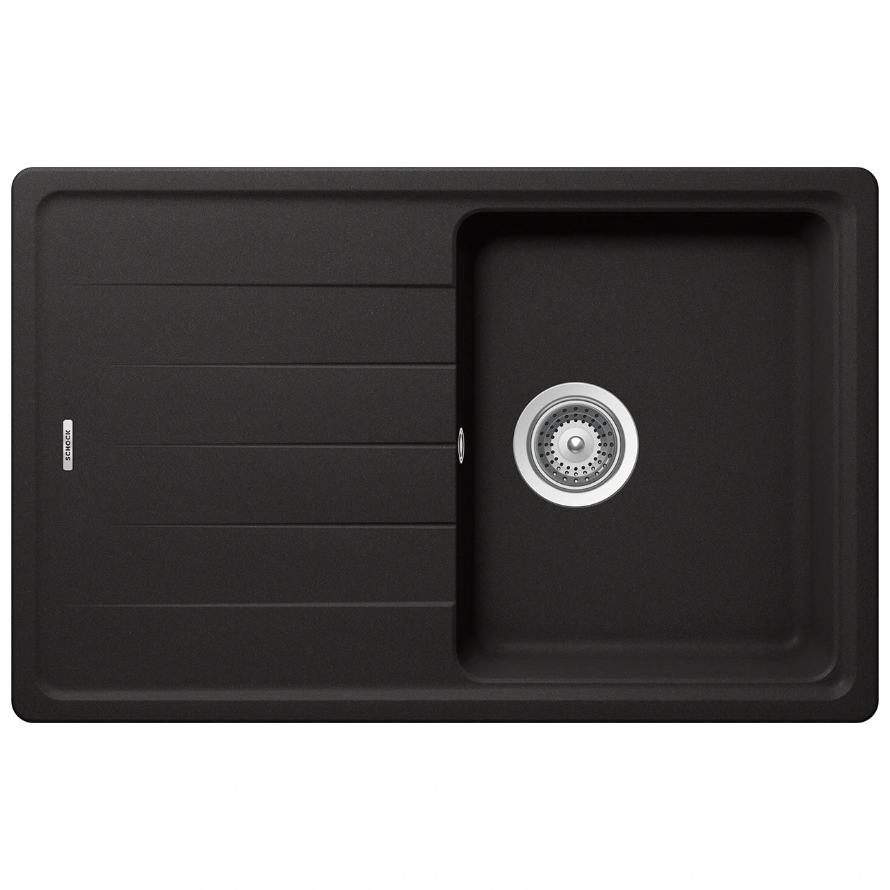Schock Element D-100S Chiuveta bucatarie granit Cristalite 78x50 cm, negru (nero)