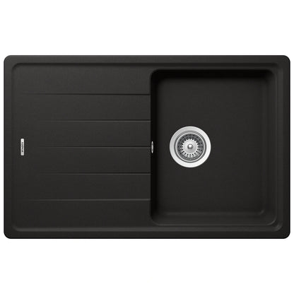 Schock Element D-100S Chiuveta bucatarie granit Cristalite 78x50 cm, negru (nero)