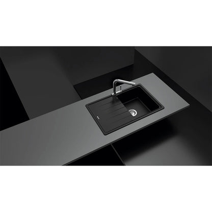 Schock Element D-100S Chiuveta bucatarie granit Cristalite 78x50 cm, negru (nero)
