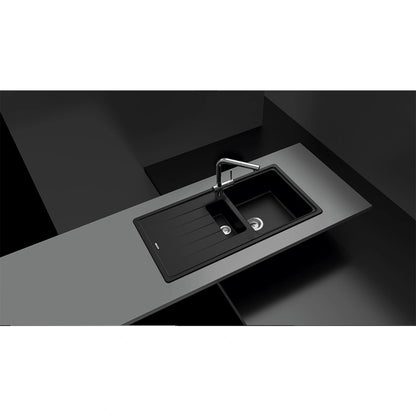 Schock Element D-150 Chiuveta bucatarie granit Cristalite 100x50 cm, negru (nero)