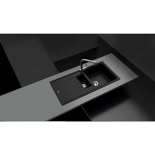 Schock Element D-150 Chiuveta bucatarie granit Cristalite 100x50 cm, negru (nero)