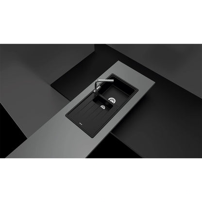 Schock Element D-150 Chiuveta bucatarie granit Cristalite 100x50 cm, negru (nero)