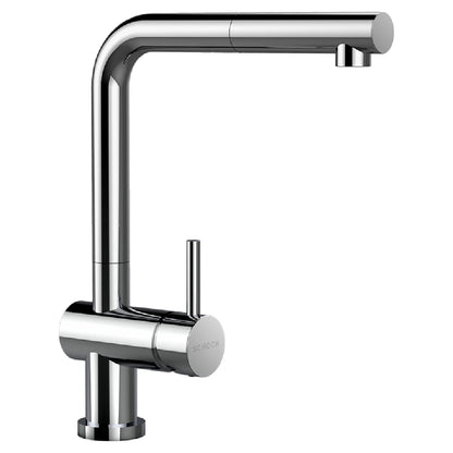 Schock Epos Window Baterie chiuveta bucatarie cu dus extractibil, crom