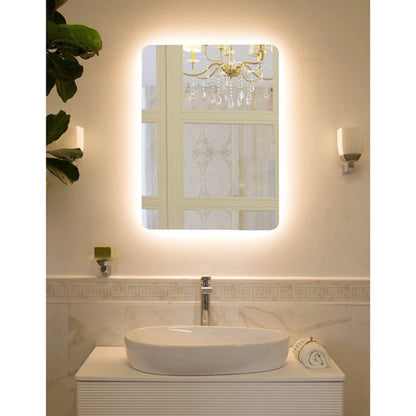 Fluminia Verona Oglinda cu iluminare LED 3 culori si dezaburirre 60xH80 cm