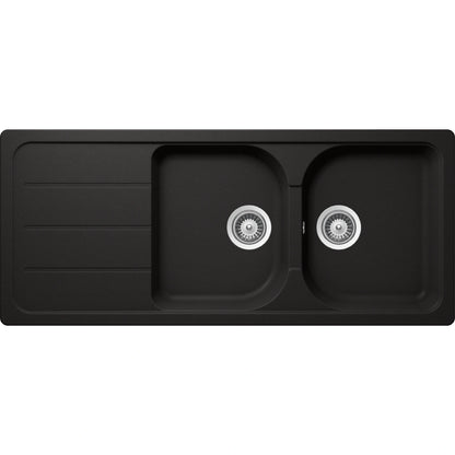 Schock Formhaus D-200 Chiuveta bucatarie granit Cristalite 116x50 cm, negru (nero)