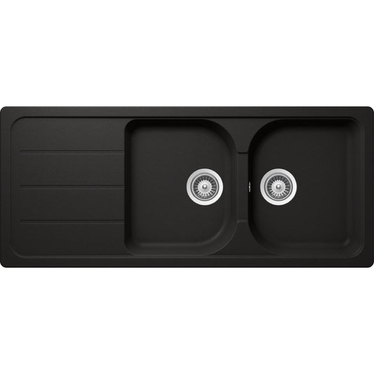 Schock Formhaus D-200 Chiuveta bucatarie granit Cristalite 116x50 cm, negru (nero)