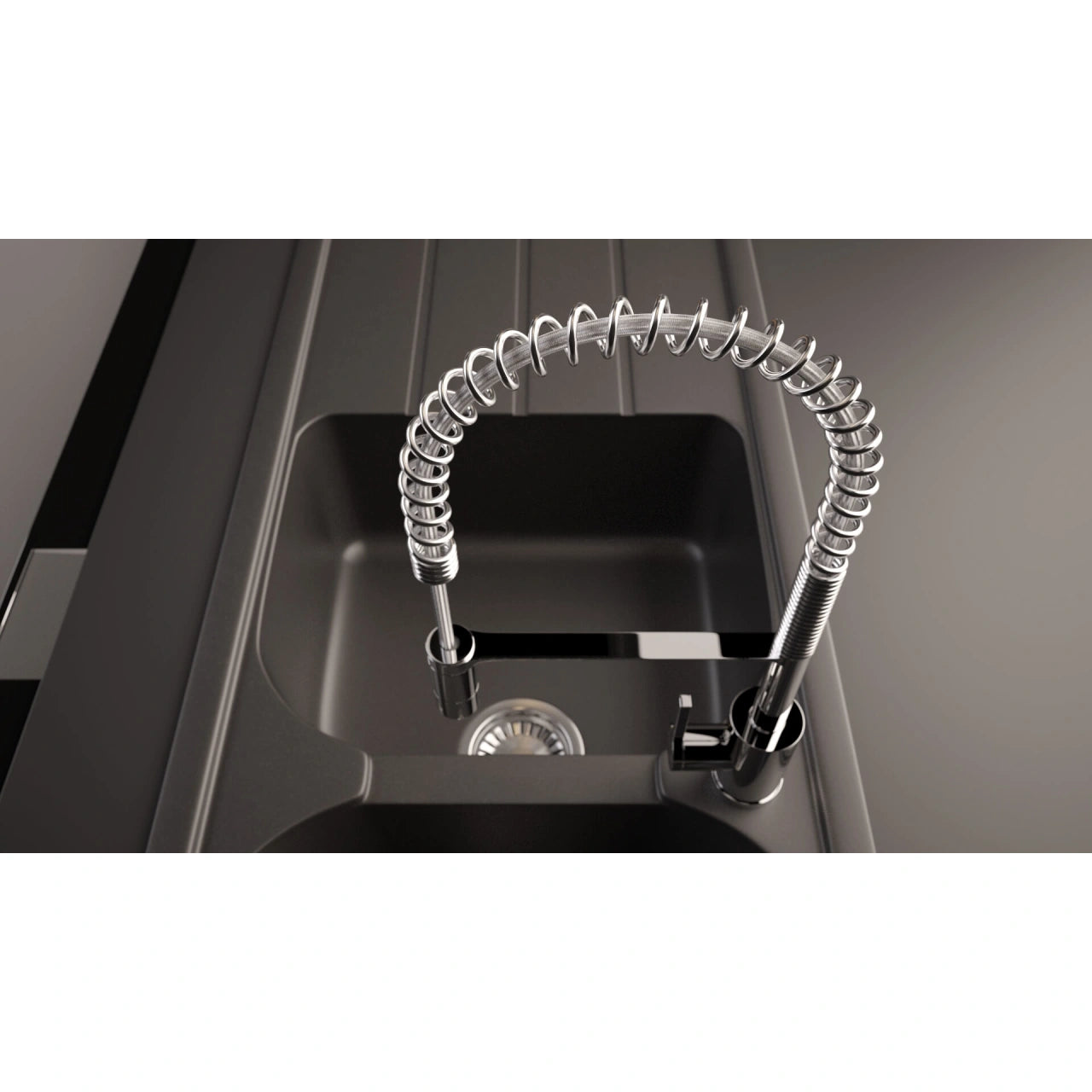 Schock Formhaus D-200 Chiuveta bucatarie granit Cristalite 116x50 cm, negru (nero)
