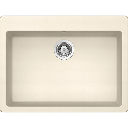 Schock Galaxy N-100L Chiuveta bucatarie granit Cristadur 70x53 cm, crem (magnolia)