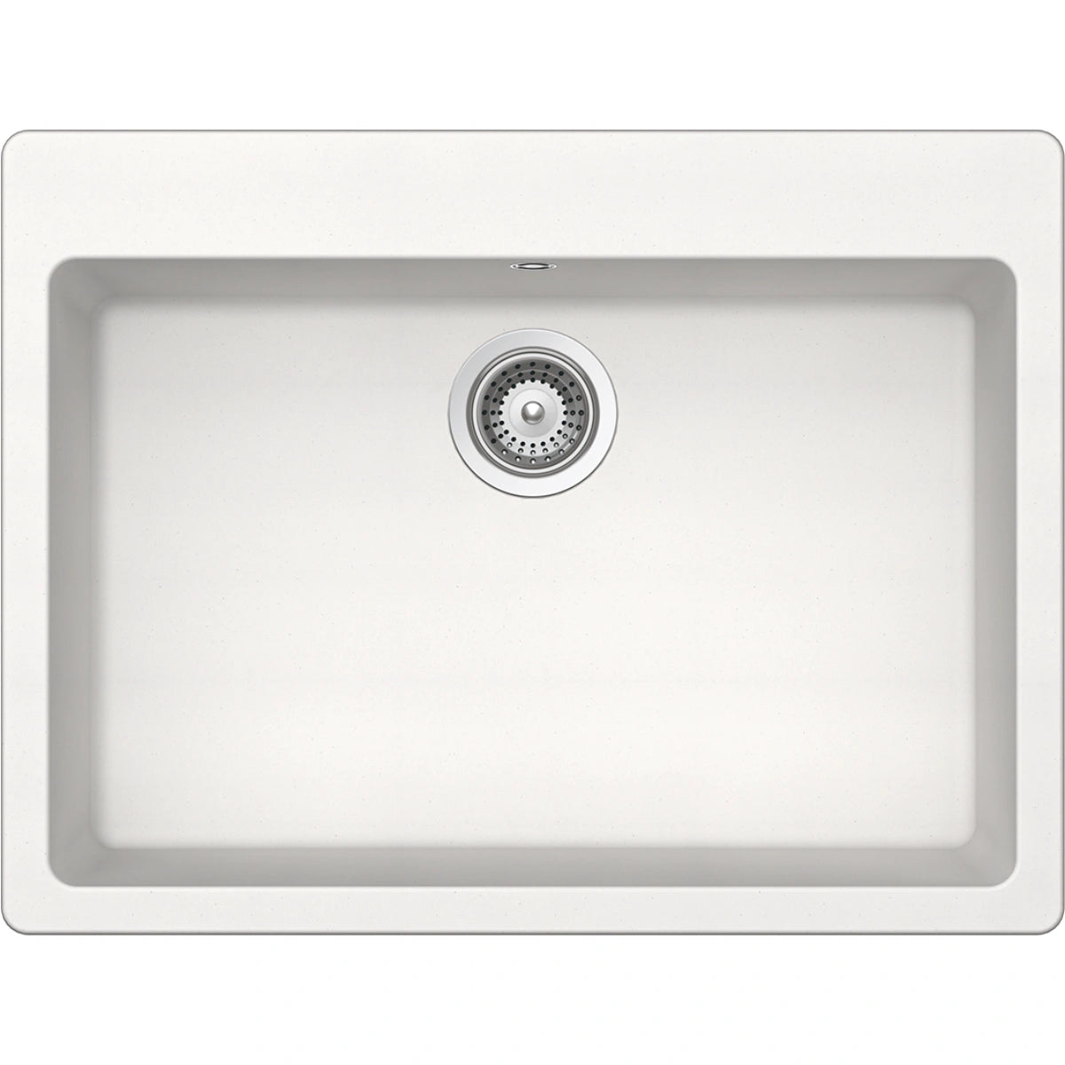 Schock Kaia N-100L Chiuveta bucatarie granit Cristadur 55x45 cm, alb (polaris)