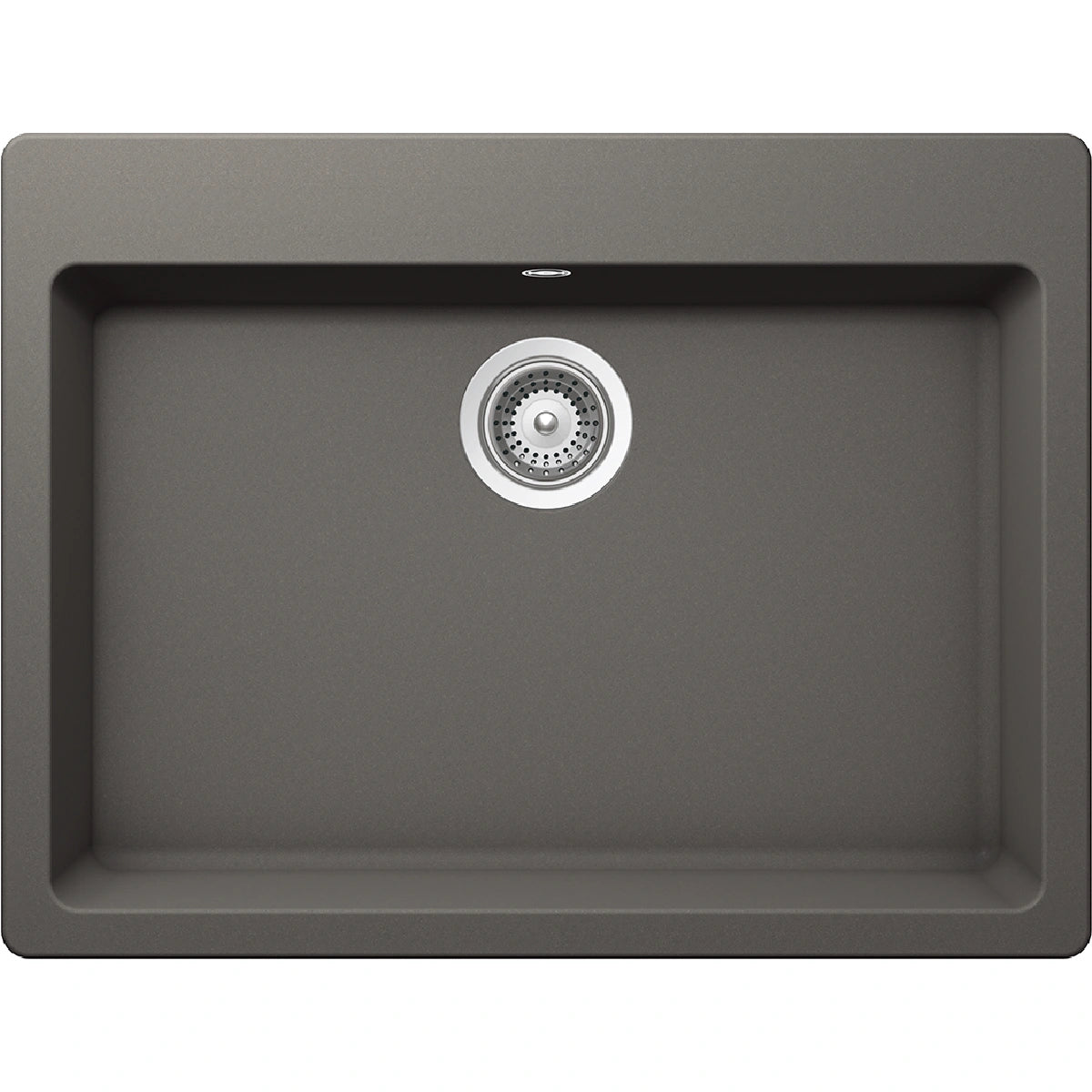 Schock Galaxy N-100L Chiuveta bucatarie granit Cristadur 70x53 cm, gri (silverstone)