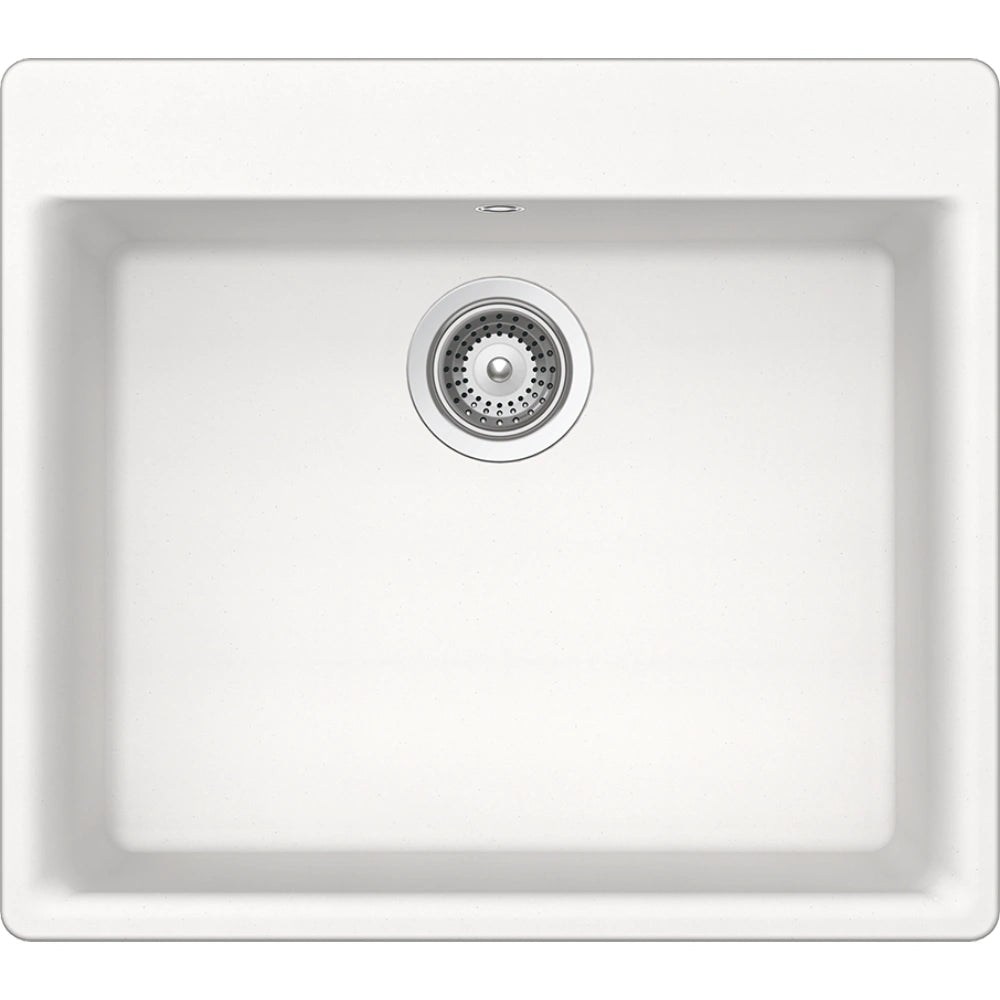 Schock Galaxy N-100 Chiuveta bucatarie granit Cristadur 60x53 cm, alb (polaris)