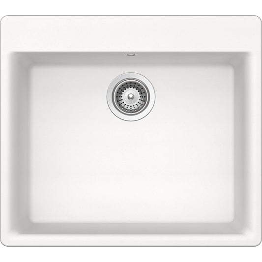 Schock Galaxy N-100 Chiuveta bucatarie granit Cristadur 60x53 cm, alb (polaris)