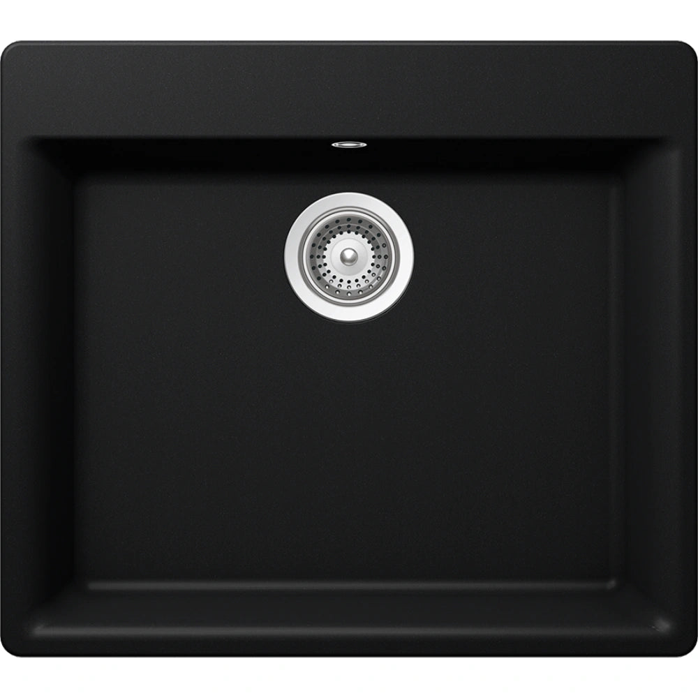Schock Galaxy N-100 Chiuveta bucatarie granit Cristadur 60x53 cm, negru (puro)