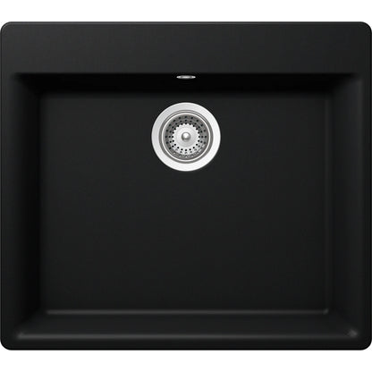 Schock Galaxy N-100 Chiuveta bucatarie granit Cristadur 60x53 cm, negru (puro)