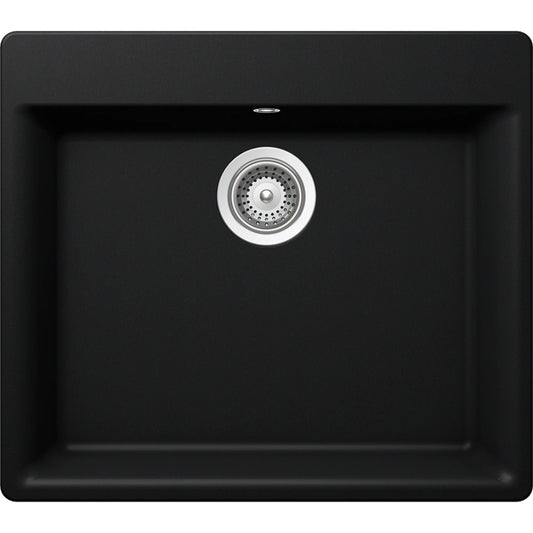 Schock Galaxy N-100 Chiuveta bucatarie granit Cristadur 60x53 cm, negru (puro)