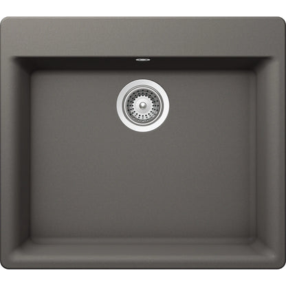 Schock Galaxy N-100 Chiuveta bucatarie granit Cristadur 60x53 cm, gri (silverstone)