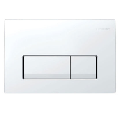 Geberit Duofix Delta 51 UP100 Set rezervor WC incastrat cu cadru si clapeta de actionare, crom lucios